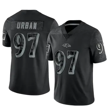 Top-selling Item] Baltimore Ravens Brent Urban 68 White Vapor Limited 3D  Unisex Jersey