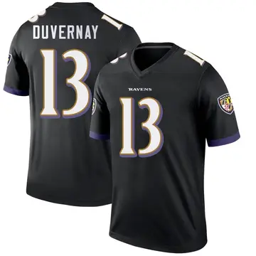 Women's Nike Devin Duvernay Black Baltimore Ravens Game Player Jersey Size: Medium