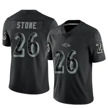 Baltimore Ravens Geno Stone 26 White Vapor Limited Jersey - Bluefink