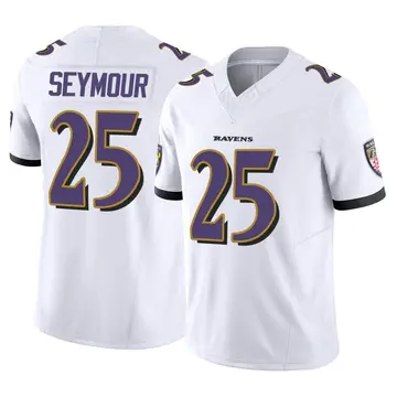 Kevon Seymour Baltimore Ravens Women's Purple Name & Number Logo Slim Fit Long  Sleeve T-Shirt 