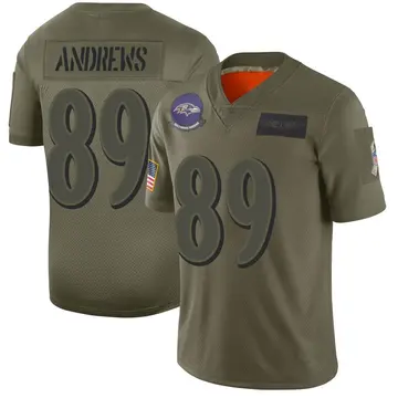 Men's Nike Mark Andrews Gold Baltimore Ravens Inverted Legend Jersey