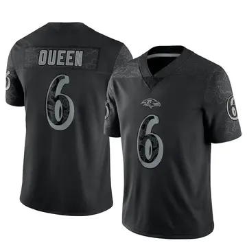 Men's Baltimore Ravens J.K. Dobbins Nike Black RFLCTV Limited Jersey