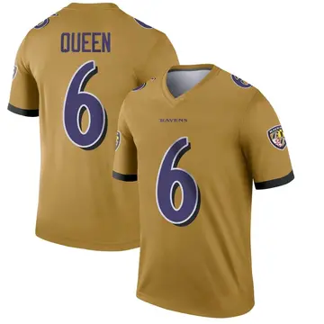 Baltimore Ravens Nike Road Game Jersey - White - Patrick Queen