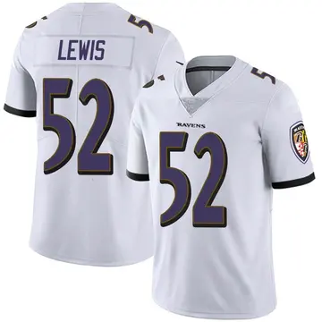 Limited Men's Ray Lewis Purple Jersey - #52 Football Baltimore Ravens Tank  Top Suit Size 40/M