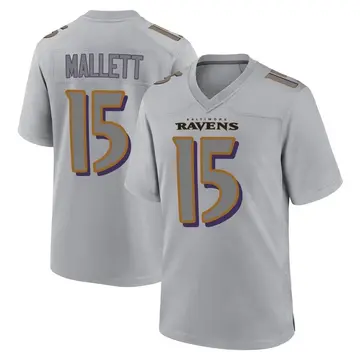 Youth Baltimore Ravens Ryan Mallett Gray Game Atmosphere Fashion Jersey By Nike